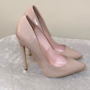 Nude stiletto heel